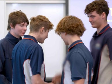 boys-workshop-edit Four teenage boys taking part in a kai-fella school workshop